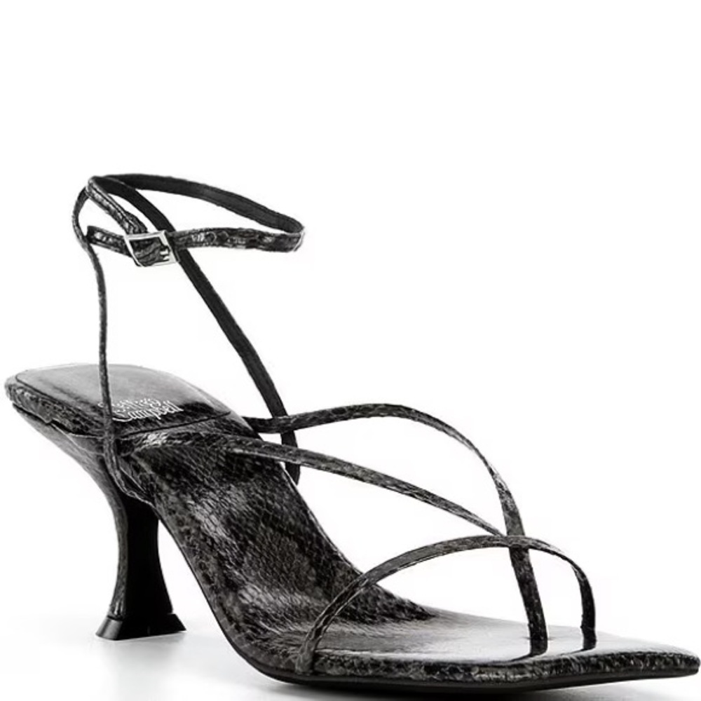 Jeffrey Campbell Fluxx Kitten Heels in Grey Black Python - Picture 1 of 5